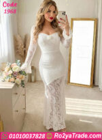 دريس حريمي طويل دانتيل كود 1968