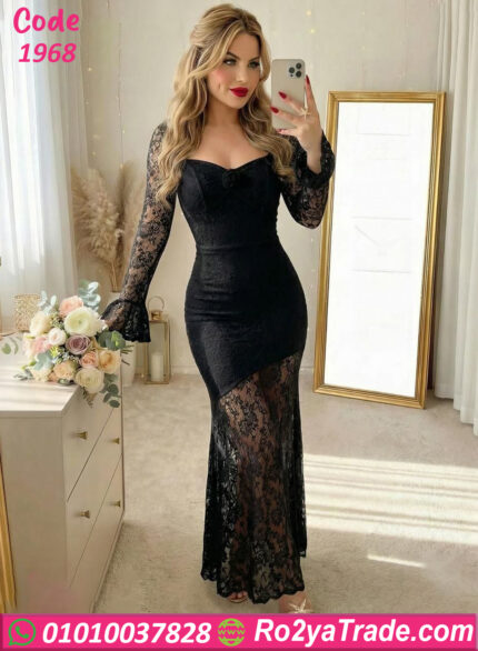 دريس حريمي طويل دانتيل كود 1968