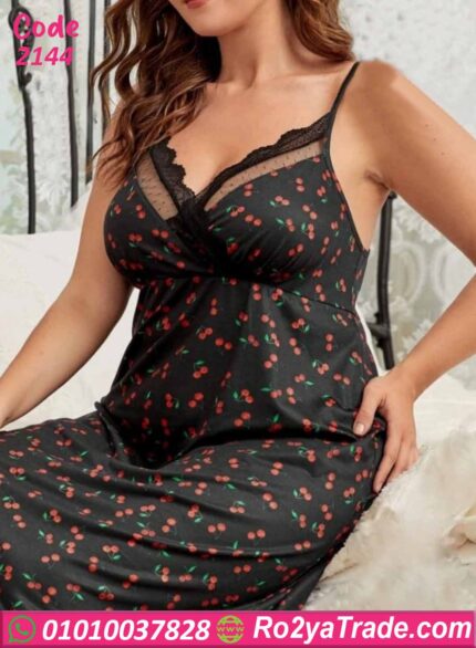 لانجري طويل بيج سايز مشجر