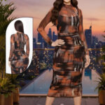 دريس صيفي حريمي ستايل تايجر أنيق – كود 2179