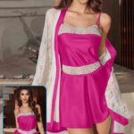 لانجري قصير مع روب دانتيل كود 239