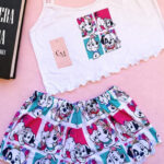 بيجامة هوت شورت حريمي صيفي 24218