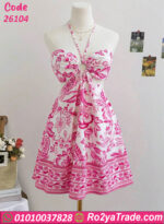 فستان صيفي قصير حريمي 26104