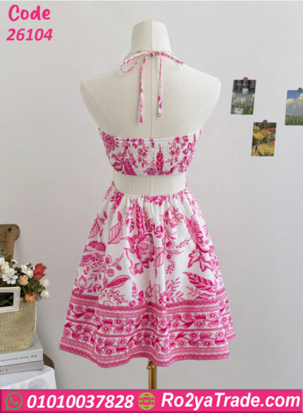 فستان صيفي قصير حريمي 26104