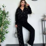 ترنج حريمي شتوي قطيفة 2823