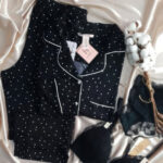 بيجامة حريمي شتوى قطن بطبعة بولكا دوت – كود 3531