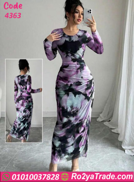 فستان صيفي طويل 4363