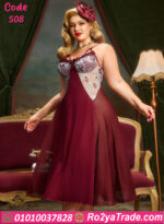 لانجري طويل مطرز كود 508