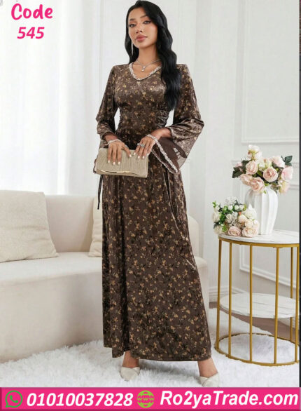 دريس شتوي طويل كود 545