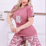 بيجامة حريمي صيفي قطن – كود 601