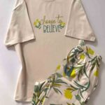 بيجامة صيفي حريمي ورد