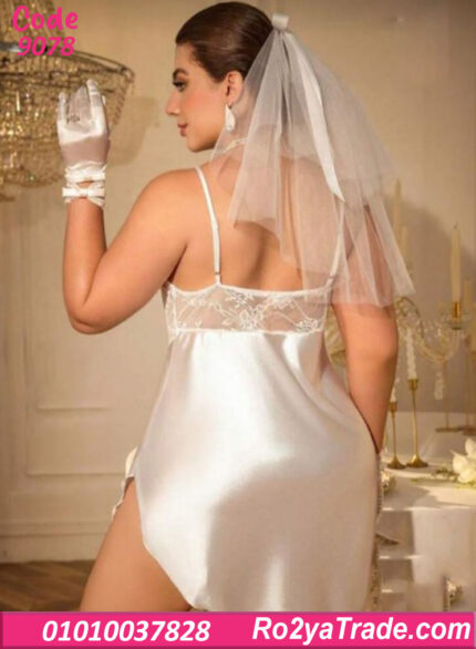 لانجري عروس ساتان 9078
