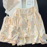 بيجامة حريمي منقطة صيفي L-417