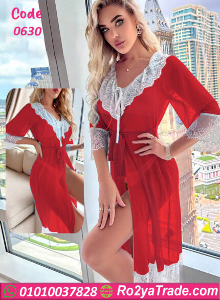 روب نوم للعروس - كود 0630