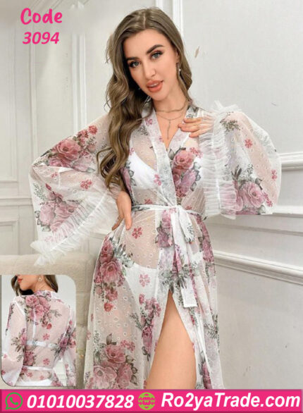 روب لانجري شفاف مثير جدًا - كود 3094