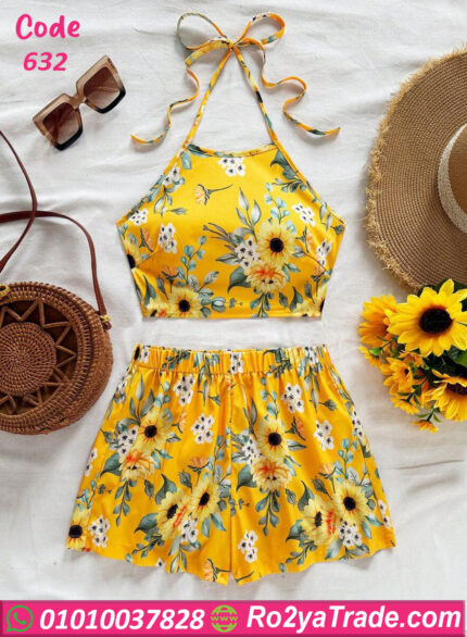 بكيني شورت قطعتين - كود 632