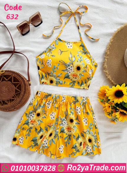 بكيني شورت قطعتين - كود 632